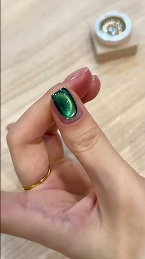 Cat eye nail design idea - Easy nails 55