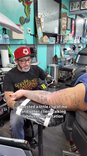 Jericho Las Vegas tattoo artist on Instagram: "Your energy attracts the right people. I posted about manifestation. About how you can turn your thoughts into reality. And people started commenting like “what a great outlook, what a great take to explore.” And here’s the thing—that’s how I find my ideal clients. People with that mindset, that abundance thinking, that growth mentality—they resonate with me. And when they book, we already get along because we’re on the same wavelength. That’s the s