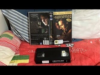 Opening and Closing To "A Beautiful Mind" (Dreamworks Home Entertainment) VHS New Zealand (2002)