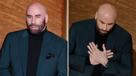Oscars 2023: John Travolta holds back tears paying tribute to Olivia Newton-John