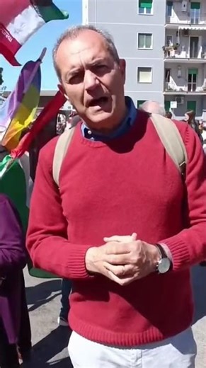 Luigi de Magistris - From the Naples procession, Happy May Day (01.05.26)