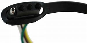 1998 Ford Ranger Curt T-Connector Vehicle Wiring Harness for Factory Tow Package - 4-Pole Flat Trail