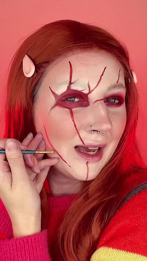 Glam Chucky Makeup Tutorial for Halloween
