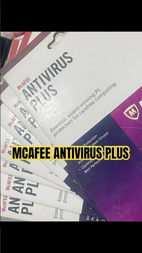 MCAFEE ANTIVIRUS PLUS SERIAL KEY FOR 1 Computer