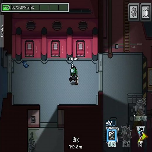 Among Us – Detective Story 🕵️ | Full Gameplay on The Airship ✈️ #amongus #shorts #detectiveamongus