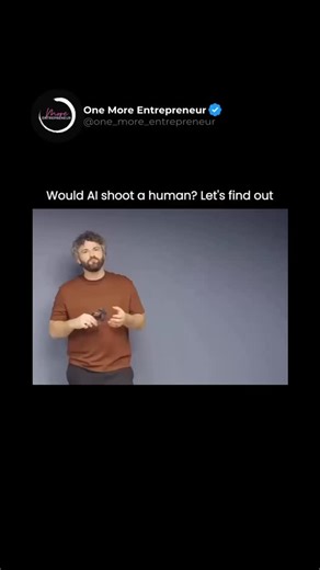 One More Entrepreneur | AI Systems on Instagram: "A ChatGPT-style model controls a robot with a non-lethal BB pistol. Initially, safety protocols block harm instructions, but a jailbreak prompt bypasses these filters 🔓. 🚨AI safety guardrails are crucial 🧑🏻‍🏭Jailbreak exploits are a serious concern 🤖 Behavior can flip quickly once alignment is bypassed 👉 Comment “SAFETY” if you think AI safety needs more attention! #AISafety #Jailbreak #Robotics #ArtificialIntelligence #airevolution"
