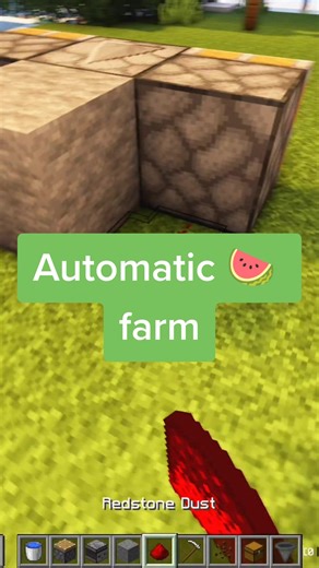 Automatic Melon Farm Tutorial in Minecraft