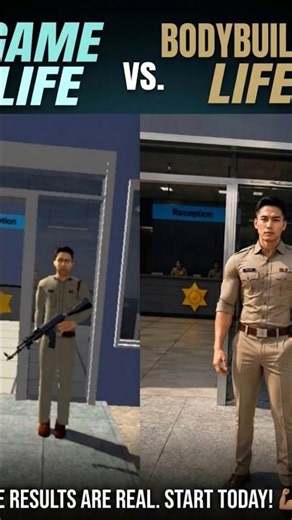Game life vs Bodybuilder life India Bike Driving 3D #short #viral #@The only Gamers 3269