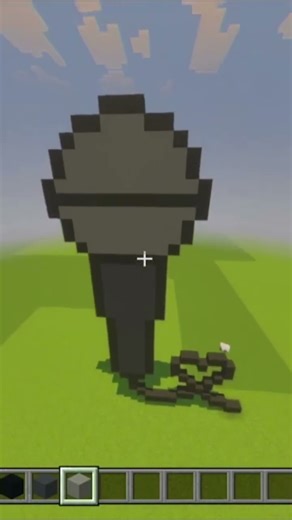 Microphone Minecraft Build. #minecraft #minecraftart #minecraftshorts #minecraftbuilds #shorts