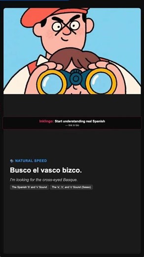 Busco el vasco bizco. — Spanish Tongue Twister #Intermediate