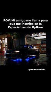 Aprende y domina Python desde cero para programar y gestionar data con IA en la #Especialización 헣헬헧헛헢헡   Inicio: Sáb. 24 mayo / En Vivo por Teams Comenta WE para enviarte la info #python #machinelearning #humor #meme | WE Educación Ejecutiva | Facebook
