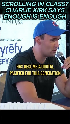 Charlie Kirk: Ban Phones in Classrooms Ending Smartphone Distraction in Education