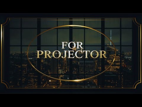 Dark New York Night Window 🖤 Projector Ambience | Rain on Glass, City Lights