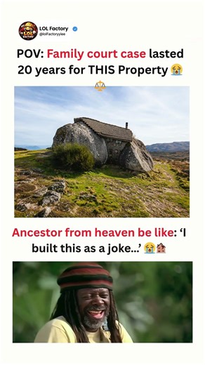 Ancestor from heaven be like: ‘I built this as a joke…’ 😭🏚️ #viral #shorts