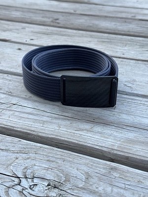 GRIP6 BELT BUCKLE - DARK MATTER CARBON FIBER - 1.5 INCH WIDE With 45” NAVY BELT | eBay