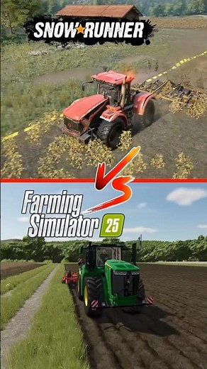 Snow Runner vs Farming Simulator 25