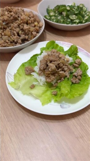What to cook when your fridge is empty 🤫 (15-Min High-Protein Pork Lettuce Wraps 🥬 )
