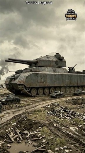 Germany’s 1,000-Ton Battleship Tank: The Landkreuzer Ratte 🛡️ Tanks Legend