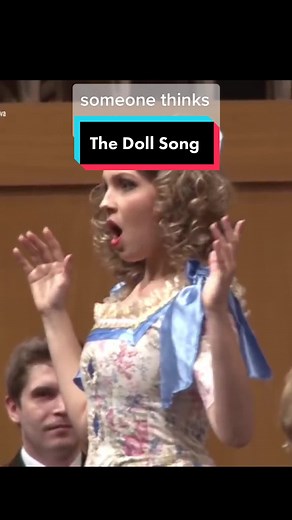 The Doll Song - Opera Singer with Singing Doll on Stage