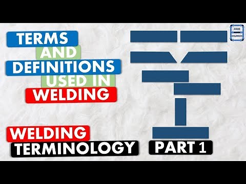 Part 1 Welding Terminology | Terms and Definitions used in Welding
