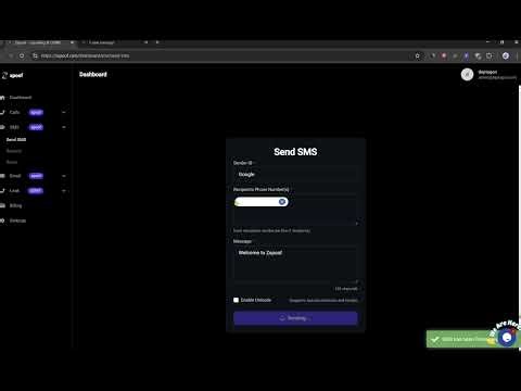 SMS Spoofing - Send SMS with Custom Name or Phone Number