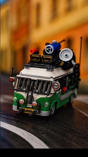 LEGO Apocalypse Survival Van 🚐🔥 Custom MOC Build #lego #legomoc #legocars #apocalypse