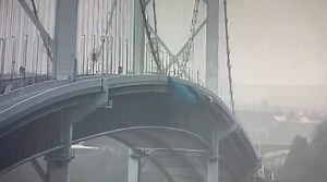 Video captures Forth Road Bridge swaying as winds of up to 100mph hit Fife