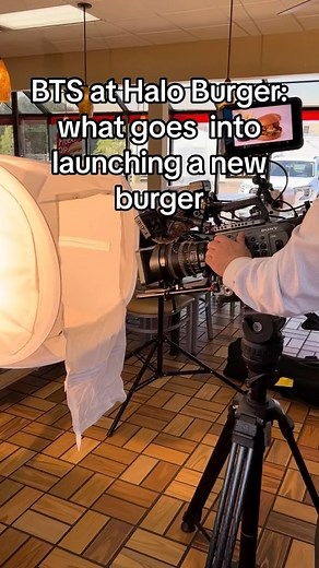 19 reactions · 3 comments | Bippity boppity boop! Here’s a bts of what goes into launching a new burger. . . . #haloburger #bts #burgers #foodphotography #foodphotographyandstyling #behindthescenes | Halo Burger | Facebook