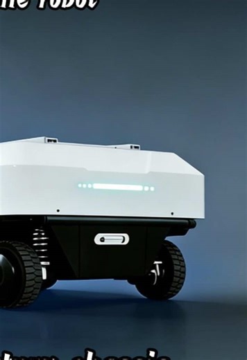 HT-01mini chassis, four wheels with four-way steering for smooth movement, small size yet capable of showing off skills. #MobileRobotChassis #Robot #AGV #AMR #IndustrialRobot