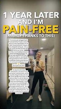 1 Year Later And I’m Pain Free Mainly Thanks To This