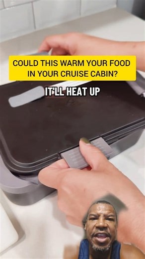 🍽️ Ever wished you could take that amazing buffet food back to your cabin and reheat it later? 👀 Imagine a simple cruise-friendly food container — keeps your meal fresh, seals tight, and even warms it up when you’re ready to eat. No mess. No sneaking plates. Just smart cruising. 😎 Cruisers, would YOU use something like this? Or do you think the cruise lines would ban it instantly? 🚢💭 #CruiseLife #CruiseHacks #CruiseTips #TravelInnovation | Luxury Vacations Travel Group