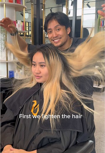 9 Month Regrowth Hair Transformation with Pearl Blonde Color