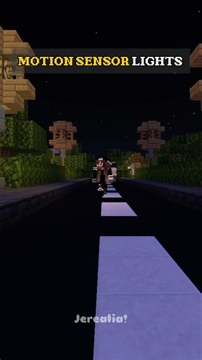 Motion Sensor Lights - Minecraft | #shorts #minecraft #minecraftbuilding #minecrafttutorial #gaming