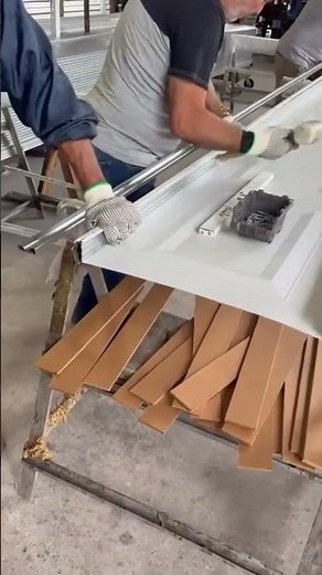 How to build garage door section? #garagedoorreplacement #garagedoormaintenance #garagedoorservice