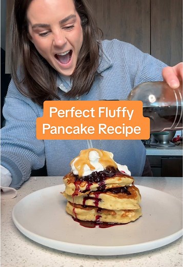 The PERFECT every time fluffy pancakes recipe. Tips: 1. Use enough baking powder 2. Whip up the egg whites 3. Use acid (buttermilk/lemon) 4. DON’T OVER MIX 5. Let the batter rest (15-20min) 6. Flip when you see bubbles #pancakerecipe #breakfast #fluffypancakes #pancakes #blueberrypancakes #bake #buttermilkpancakes #cook #beldoesstuff