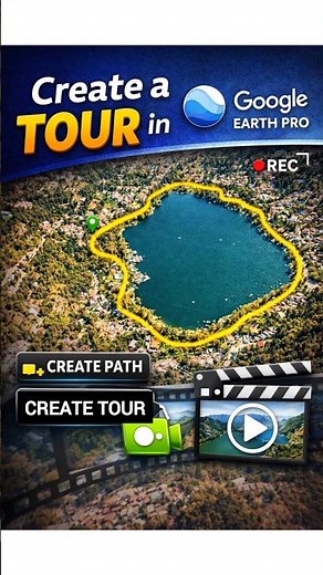 How to Create a Tour in Google Earth Pro 🌎 #shorts