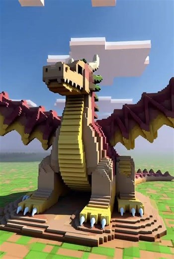 Minecraft Dragon Timelapse 🐉 | Replay Mod Build