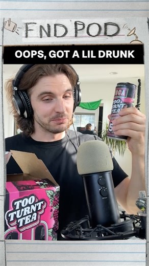 Vin tripped and some Too Turnt Tea fell into his mouth. Thanks for drank @tooturnttony | FND Films