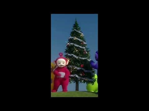 Teletubbies Dance Around the Christmas Tree
