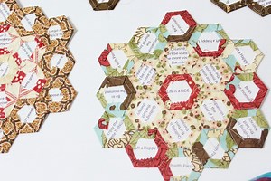 5 ways to stitch shapes together using English Paper Piecing method - The Little Mushroom Cap: A Quilting Blog