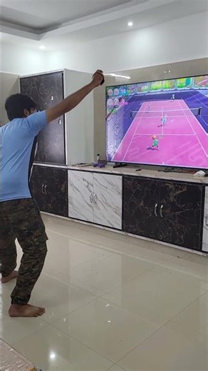 Tennis 🎾 game play VR Nintendo switch sports #nintendo #ps5 #ronaldo #gaming #spiderman