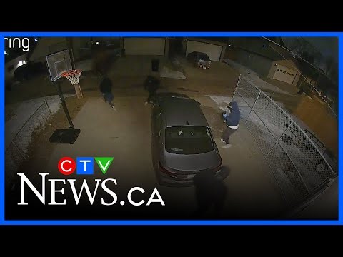 Edmonton shooting caught on camera