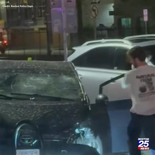 RECOGNIZE THIS MAN? Police are continuing to search for a man accused of assaulting a driver and smashing their vehicle with a hatchet during a wild road rage incident in Boston that was caught on camera late Friday night. | Boston 25 News