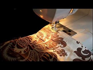 Sewing Scatter Cushions with visible zipper