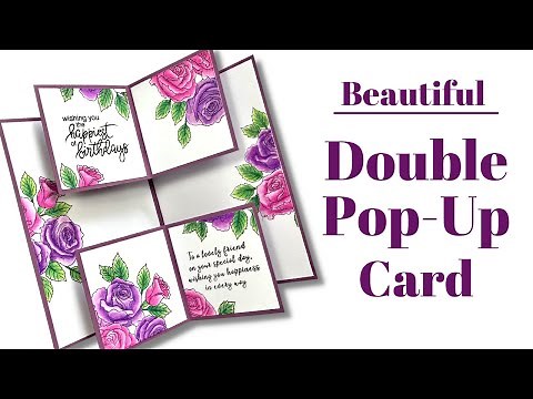 Make This Beautiful Double Pop Up Card