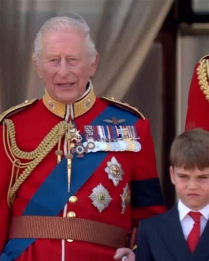 1.9K views · 47K reactions | Watch the moment Prince Louis copies his great-grandfather King Charles and gives the crowd a wave 凉: BBC | HELLO! | Facebook