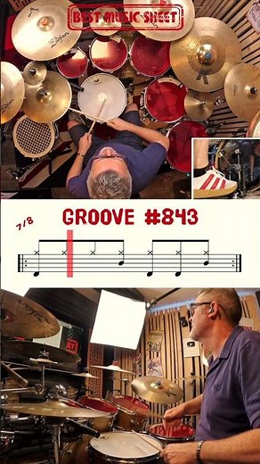 🥁 Drum Beat for Beginners #843 | Easy Drum Beat #843| Learn Drum Beat | How to Play Drum Beat