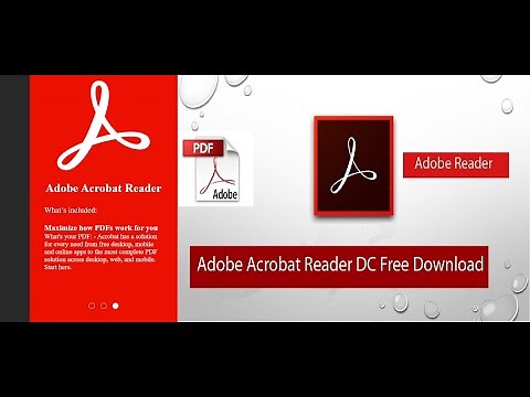 How To Download And Install Adobe Acrobat Reader DC 2020 For Windows 10/8/7 . Linke down below
