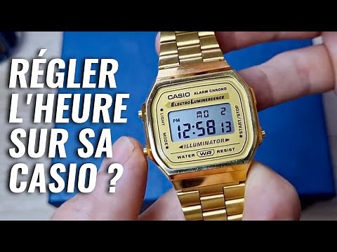 Comment changer l'heure sur une montre Casio ?
