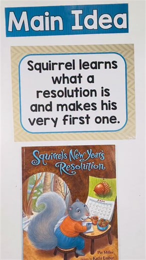 First Grade Teacher on Instagram: "Squirrel’s New Year’s Resolution 🐿️✨ Kick off the New Year with purpose and fun! ✨🐿️ Looking for the perfect way to ease back into learning after winter break? Squirrel’s New Year’s Resolution by Pat Miller is the sweetest way to introduce goal setting, resolutions, and growth mindset in your classroom! I read this story on our very first day back, and it sparks the BEST conversations. This resource is packed with reading comprehension activities, word work, 